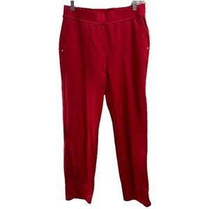 Liz Claiborne Womens 'Cabaret Red' Slim Ankle Dress Pants‎ Pockets Sz. S EUC
